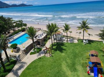 Foto 01 · Linda  Cobertura pé na areia com vista paradisíaca na praia das Toninhas em Ubatuba!