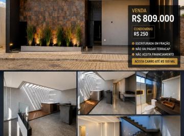 Casa de 3 quartos, Vicente Pires · CASA MODERNA 3 SUÍTES, ALTO PADRÃO, ESCRITURA DE FRAÇÃO, ACEITA CARRO ATÉ 100 MIL, NÃO FINANCIA.