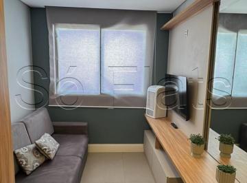 Apartamento · 18m² · 1 Quarto · Studio Viva Benx Faria Lima, flat disponível para locação contendo 24m² e 1 dormitório.