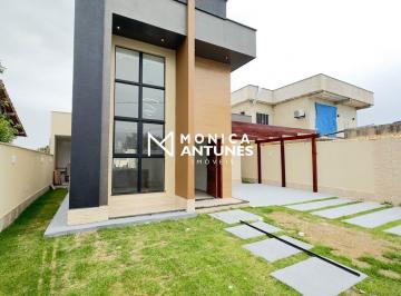 Casa · 131m² · 3 Quartos · 2 Vagas · Casa Alto Padrão à Venda em Itaipuaçu | 3 Quartos | Suíte com Closet