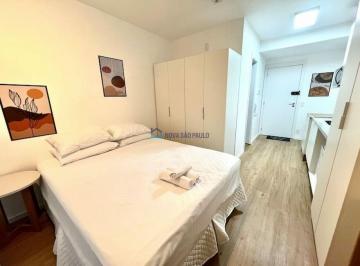Apartamento · 30m² · 1 Quarto · Aceita Pet! Stúdio mobiliado - Av Dos Eucaliptos, 815 Em frente ao Shopping Ibirapuera.