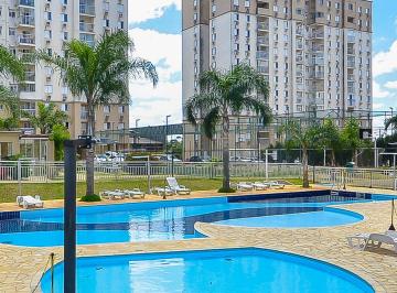 Piscina externa · Apartamento 3 dormitórios, 01 suíte e varanda com churrasqueira