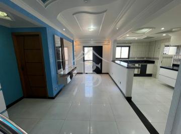 Apartamento · 115m² · 3 Quartos · 2 Vagas · Cobertura Duplex no Bairro do Caiçara, Praia Grande SP, com 3 quartos, 1 suíte.