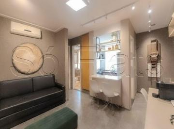 Apartamento · 42m² · 1 Quarto · 1 Vaga · Flat nos Jardins, lindamente decorado, próximo a Av. Paulista com 1x dormitório com serviços.