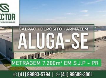Comercial · 7200m² · Galpão para locação em, São José dos Pinhais, com 7.200m² por R$ 230.400.
