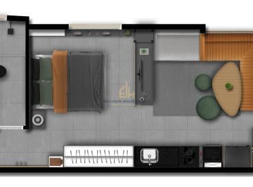Apartamento · 30m² · 1 Quarto · Studio novo no bairro Jardim - Santo André