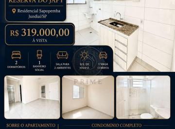 Apartamento · 51m² · 2 Quartos · 1 Vaga · Reserva do Japi - Apartamento à Venda – Reserva do Japi | Jundiaí/SP