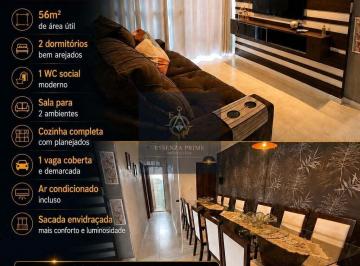 Apartamento · 56m² · 2 Quartos · 1 Vaga · Residencial Anchieta - Apartamento A Venda no Condomínio Residencial Anchieta Das Águas