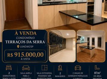 Apartamento · 87m² · 2 Quartos · 2 Vagas · Terraços da Serra - Apartamento A Venda no Condomínio Terraços da Serra Jundiaí