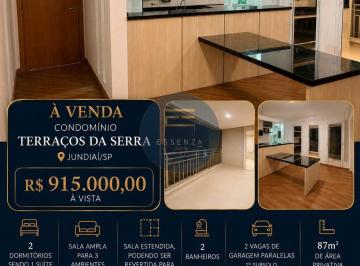 Apartamento · 87m² · 2 Quartos · 2 Vagas · Terraços da Serra - Apartamento A Venda no Condomínio Terraços da Serra Jundiaí