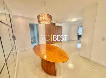 Apartamento · 155m² · 3 Quartos · 2 Vagas · Barra Peninsula 360 On The Park 3 suites varanda gourmet lindo original 4 quarto
