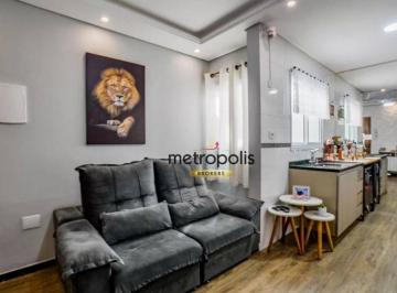 Sala · Cobertura com 2 dormitórios à venda, 88 m² por R$ 480.000,00 - Vila Alice - Santo André/SP