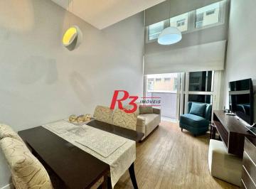 588f28bc480f00538126881ab72f8d3ed36aa5a8 · Apartamento com 1 dormitório à venda, 69 m² por R$ 650.000,00 - Gonzaga - Santos/SP