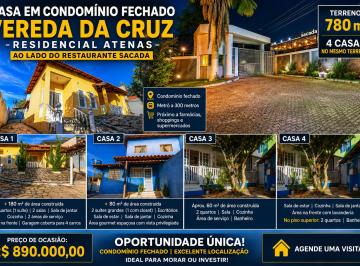 Casa de 5 quartos, Águas Claras · Casa com 780 m² e 5 quartos à venda em Arniqueiras - Vereda da Cruz - RESIDENCIAL ATENAS.