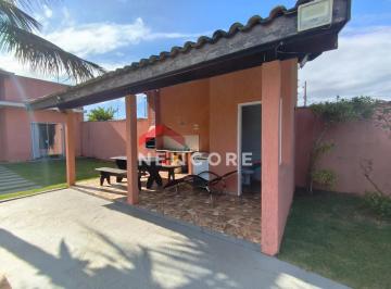 Casa · 120m² · 2 Quartos · 6 Vagas - Newcore · Sobrado em Rua Primo Fazzini - Balneário Três Marias - Peruíbe/SP
