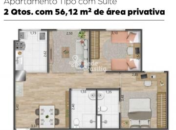 Apartamento · 56m² · 2 Quartos · Alto Mangueiral - Apartamento com 2 quartos sendo 1 Suíte - Com elevador