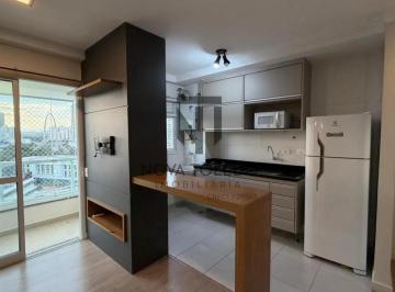 Apartamento · 33m² · 1 Quarto · 1 Vaga · FLAT COM 1 DORM, COM MÓVEIS PLANEJADOS, AR CONDICIONADO, VISTA LIVRE E HOBBY-BOX.