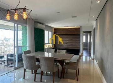 Apartamento · 123m² · 3 Quartos · 2 Vagas · Apto locação 3 dorm vista livre, mobiliado, 123m Cond Domo Life SBC SP
