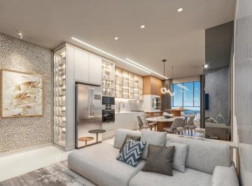 Living · Bay Window Residence | Porto Belo - Jardim Dourado | 2 Suítes, 65 m² | 1.532 m² de Lazer