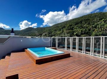 Apartamento · 161m² · 2 Quartos · 2 Vagas · Cobertura de 161m² com 2 suítes e 2 vagas no Pântano do Sul