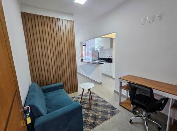 Apartamento · 29m² · 1 Quarto · 1 Vaga · Studio Mobiliado e Decorado para locação no Santa Cruz (Centro) de Jaguariúna