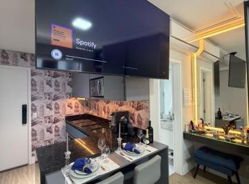Foto 01 · RR10222 Studio MOBILIADO 26m² CONDOMÍNIO SELENITA RESIDENCE LONG STAY - OPORTUNIDADE - 1 Dormitório 
