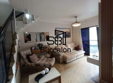 Apartamento · 252m² · 3 Quartos · 2 Vagas · Cobertura Duplex com 3 dormitórios para locação - Pacote- Encruzilhada - Santos/SP