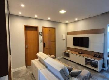 Apartamento · 50m² · 2 Quartos · 1 Vaga · Apartamento à venda em Santo André – Vila Príncipe de Gales | 2 dorm (1 suíte), 50m², frente