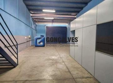 Comercial · 208m² · 4 Vagas · Galpão Comercial para Alugar no Rudge Ramos (208m²) – 4 Vagas