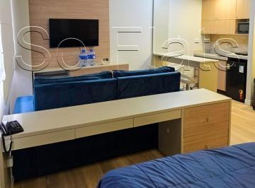 Apartamento · 33m² · 1 Quarto · 1 Vaga · Flat Alphaville Barueri 33m² Mobiliado Comfort Suites Iguatemi Castelo Branco 1 Suíte Garagem