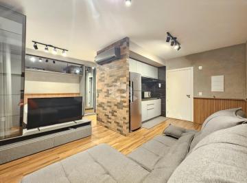 Apartamento · 57m² · 1 Quarto · 1 Vaga · Studio mobiliado à venda | 1 vaga coberta | excelente opção para moradia ou Airbnb - Maxplaza Reside