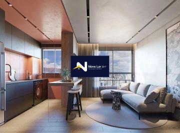 SALA CONJUGADA COM COZINHA · Apartamento 59 m², 2 quartos, 2 suítes, lazer,1 vaga à venda no Santa Efigênia