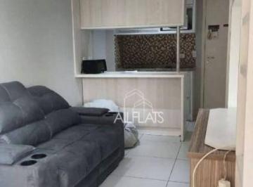 Sala · Apartamento com 1 quarto à venda, 33 m² - Panamby - São Paulo/SP