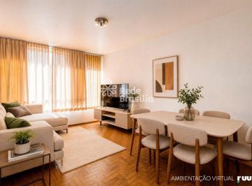 Apartamento · 79m² · 3 Quartos · SQN 406 - Apartamento com 3 quartos - nascente - vazado - vista livre - aceita financiamento e FGTS 