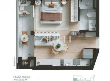 Apartamento · 31m² · 1 Quarto · REVENDA STUDIO COM VAGA PRÓXIMO À PRAÇA DA ESPANHA
