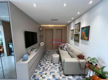 32feb9a8f7667574528f06dd736414bf62d6eeec · Apartamento 1 suíte com closet, 1 vaga demarcada, Embaré, Santos