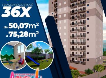 Foto 01 · Lançamento Residencial Aquarela, Apartamentos de 50,07m2 a 75,28m2, 2 Dormitórios, Varanda, Área de 