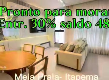 Apartamento de 3 quartos, Itapema · Apartamento 3 suítes, 127 m² à venda 30% de entrada mais 48X, Meia Praia, Itapema, pronto para morar
