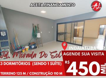 Casa de 3 quartos, Indaiatuba · Casa A Venda 3 Dormitórios - Jardim Morada Do Sol - Indaiatuba - SP!
