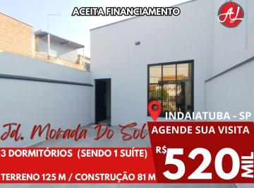 Casa de 3 quartos, Indaiatuba · Casa Nova Com 3 Dormitórios A Venda - Jardim Morada Do Sol - Indaiatuba - SP!