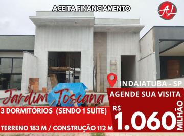 Casa de 3 quartos, Indaiatuba · Casa A Venda No Condomínio Jardim Toscana - Indaiatuba - SP!