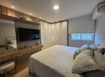 Quarto · Apartamento, 106 m2, sala 02 ambientes , 3 quartos suíte, varanda
