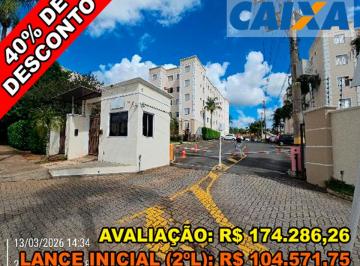 Apartamento de 2 quartos, Votorantim · Apartamento com 43,51m² de área privada - Condomínio Parque Sicília - Votorantim/SP