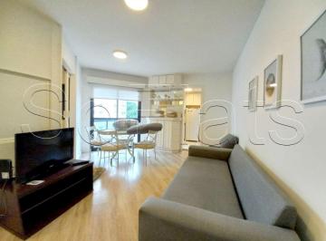 Apartamento · 56m² · 2 Quartos · 2 Vagas · Flat em Jardim Paulista, São Paulo/SP de 56m² 2 quartos para locação R$ 3.600,00/mes