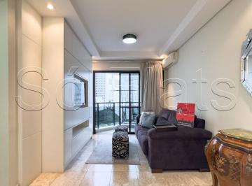 Apartamento · 45m² · 1 Quarto · 1 Vaga · Flat em Jardim Paulista, São Paulo/SP de 45m² 1 quartos para locação R$ 4.341,00/mes