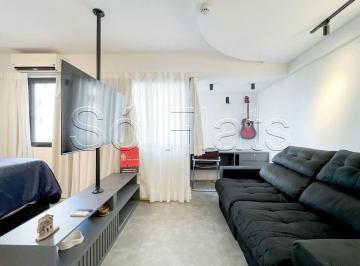 Apartamento · 35m² · 1 Quarto · Flat em Brooklin Paulista, São Paulo/SP de 35m² 1 quartos para locação R$ 3.073,00/mes