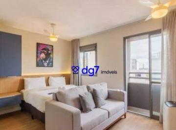 Apartamento · 25m² · 1 Quarto · Studio com 1 dormitório, mobiliado e com varanda em Pinheiros!