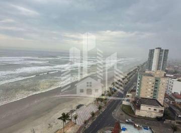 Apartamento de 2 quartos, Mongaguá · Apartamento frente para o mar 73m² - Mongaguá