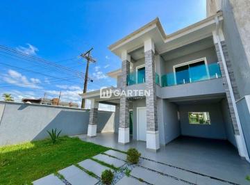 Casa · 207m² · 3 Quartos · 2 Vagas · Sobrado coom 3 suítes, Alto Padrão em Condomínio quadra mar em Matinhos