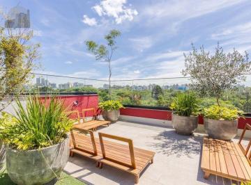 rooftop com espreguiçadeira e vista para area verde · APTO 2D VENDA PRONTO PARA MORAR